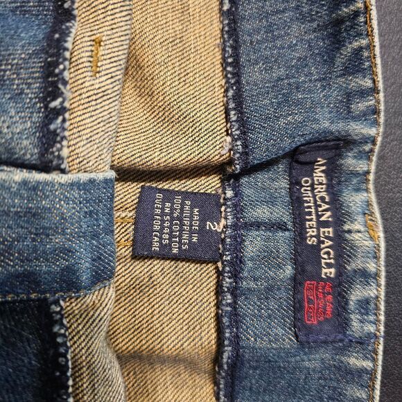 American Eagle Outfitters Blue A-Line Mini Skirt - Picture 5 of 6